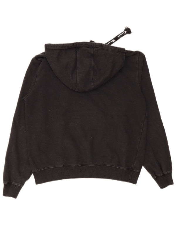 Champion Damen Kapuzenpullover UK 16 Large Schwarz Baumwolle