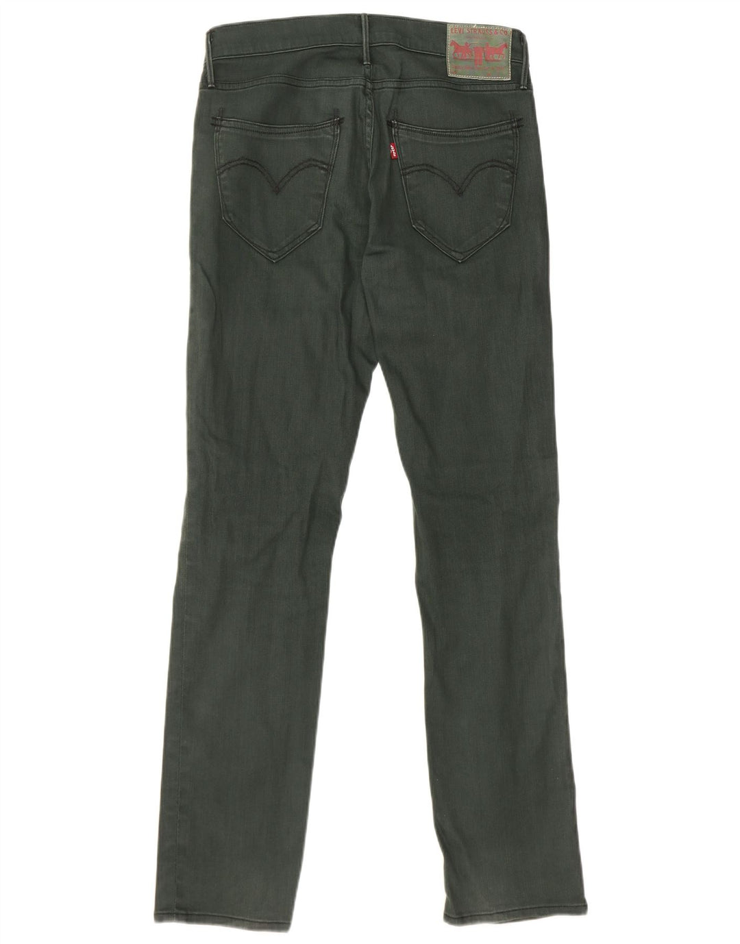 Levi's Damen 511 Slim Jeans W29 L32 Grüne Baumwolle