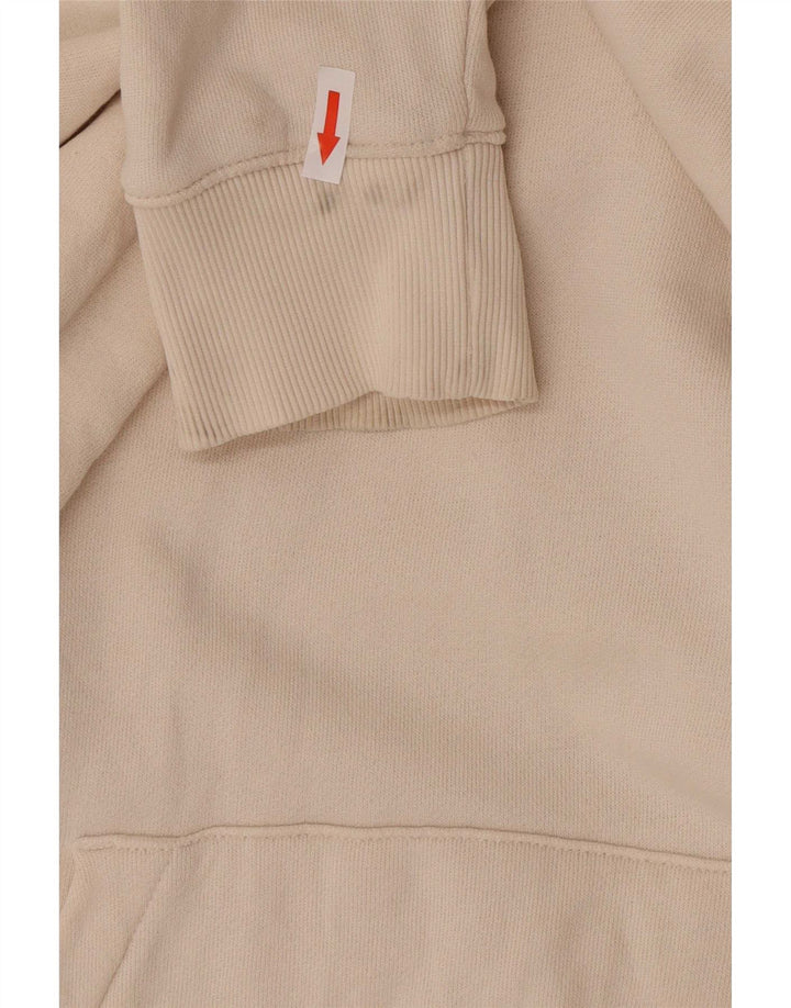 Reebok Herren Kapuzenpullover, groß, cremefarbene Baumwolle