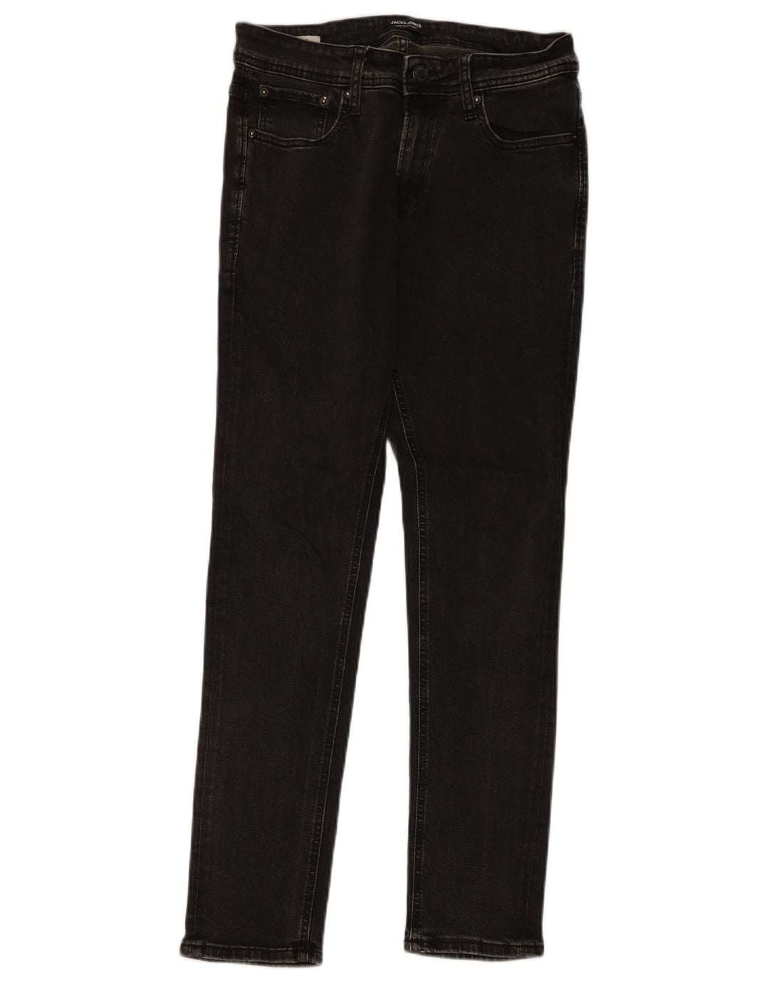 Jack & Jones Herren Slim Jeans W30 L30 Graue Baumwolle