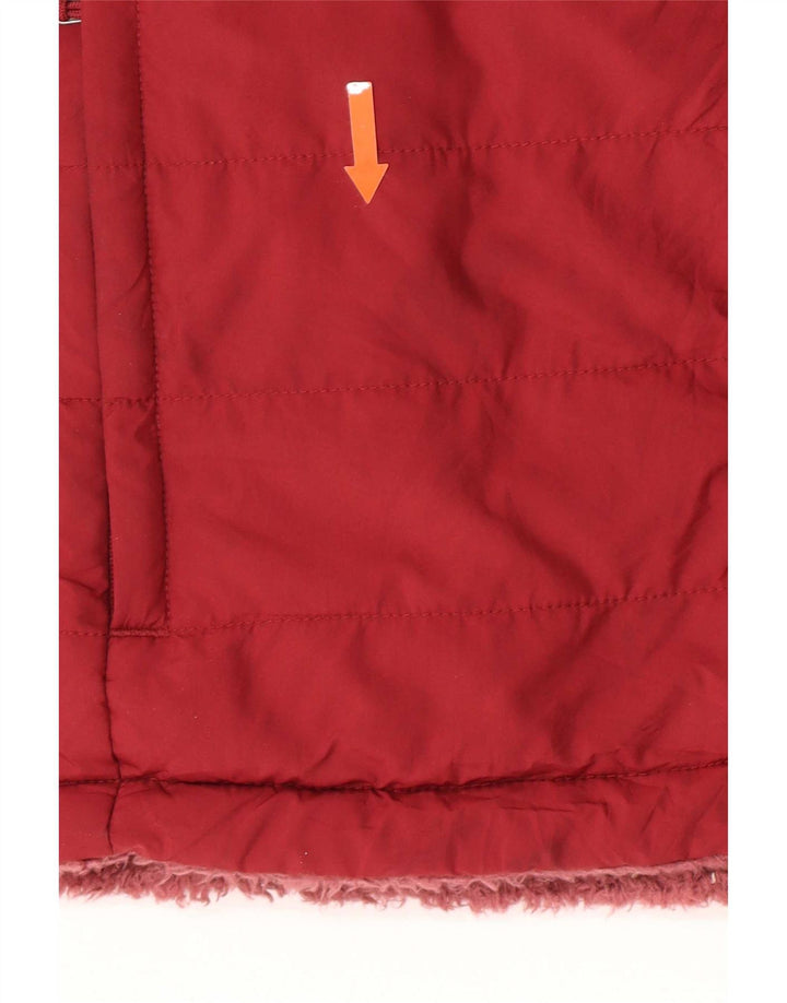 The North Face Damen Reversible Wattierte Jacke UK10 Small Burgund