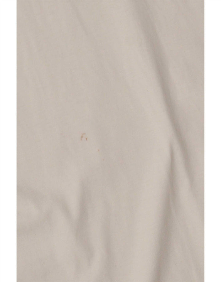 Tommy Hilfiger Herren T-Shirt Top Large Weiß Baumwolle