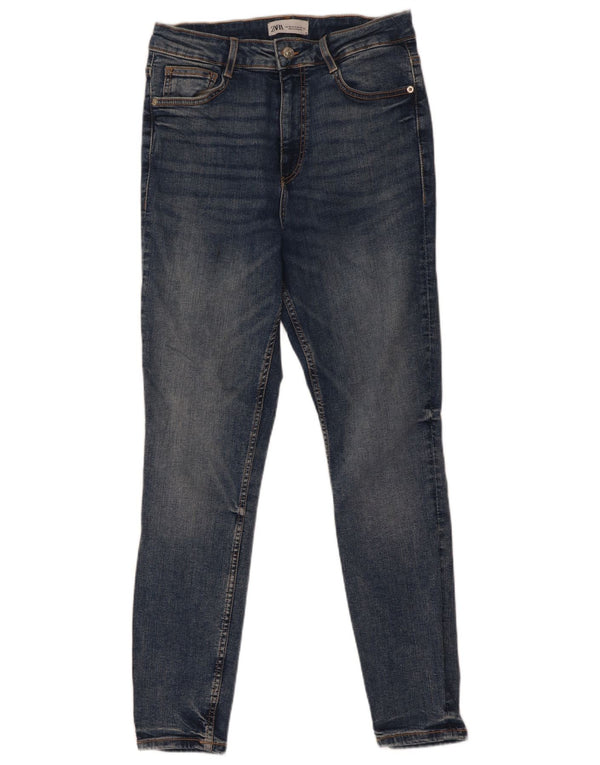 Zara Damen Skinny Jeans EU 40 Medium W30 L28 Blau