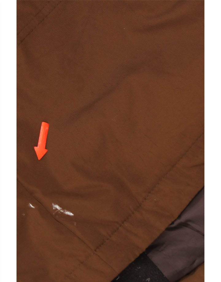 Marks & Spencer Herren Blue Harbour Wattierte Jacke mit Kapuze, UK 38, Mittelbraun