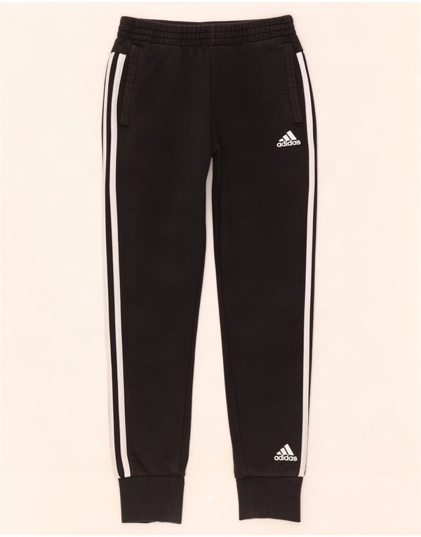 Adidas Jungen-Trainingshose, Jogginghose, 13–14 Jahre, schwarze Baumwolle