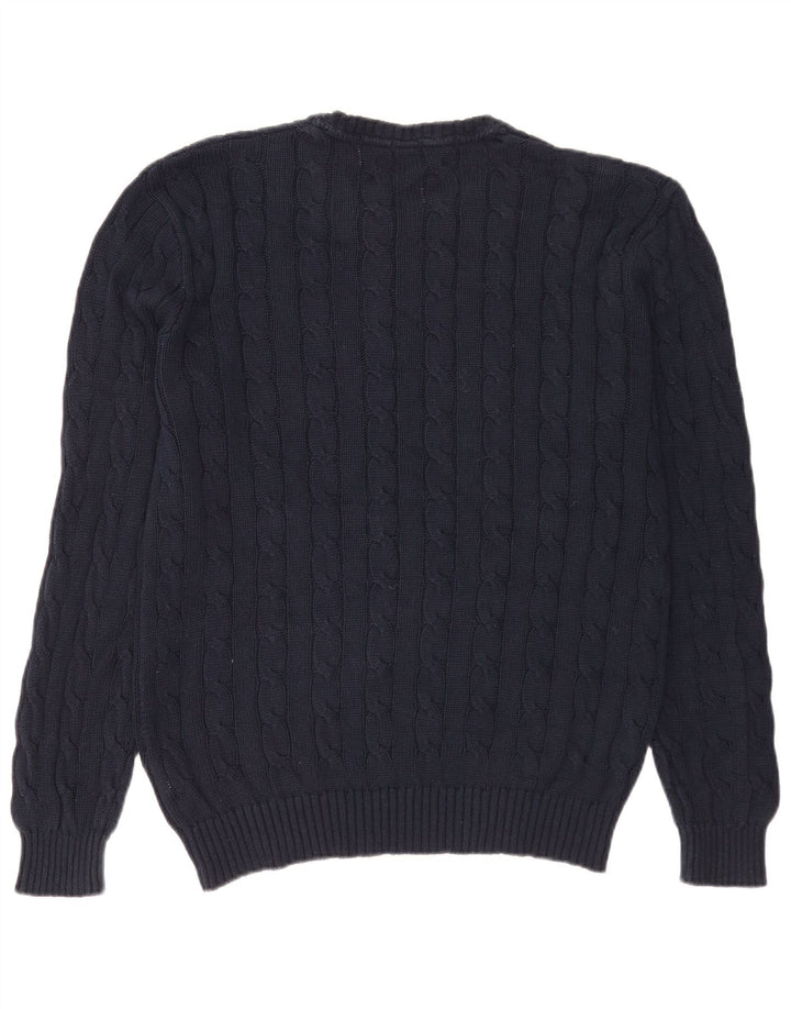 Kangol Herren-Pullover mit Rundhalsausschnitt, XL, marineblaue Baumwolle