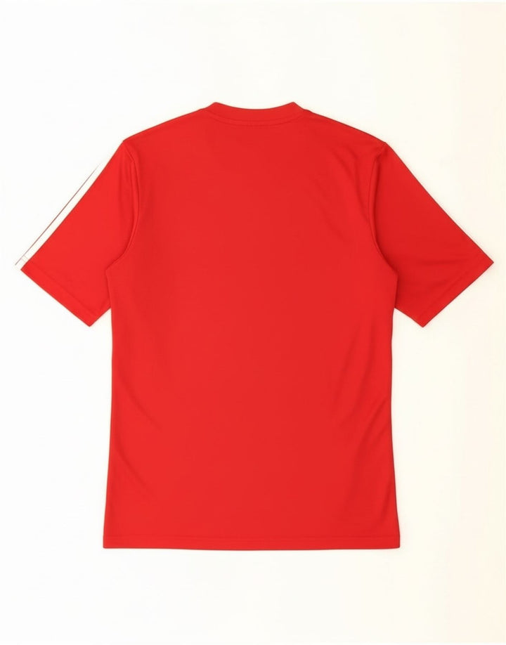 Adidas Herren Climalite T-Shirt Top Small Rot Polyester