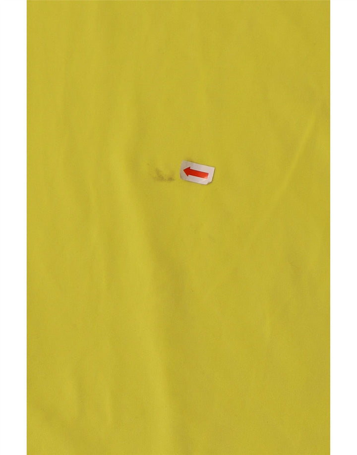 Nike Herren Dri Fit T-Shirt Top Large Gelb Polyester Sport