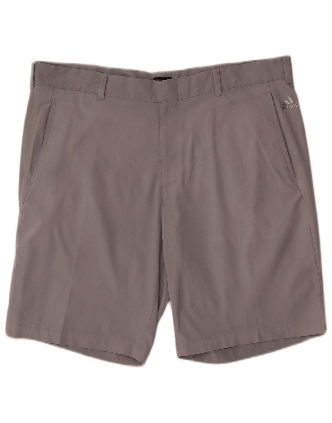 Adidas Herren Chino Shorts W38 XL Grau Polyester