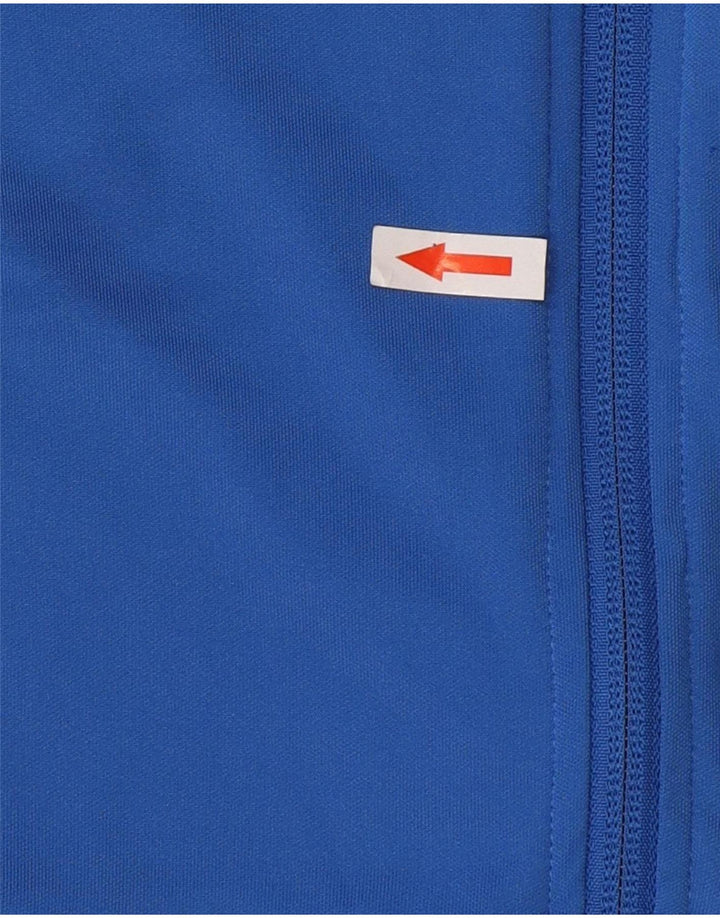 Nike Damen-Trainingsanzugoberteil mit Grafik, Mittelblau, Polyester, Sport
