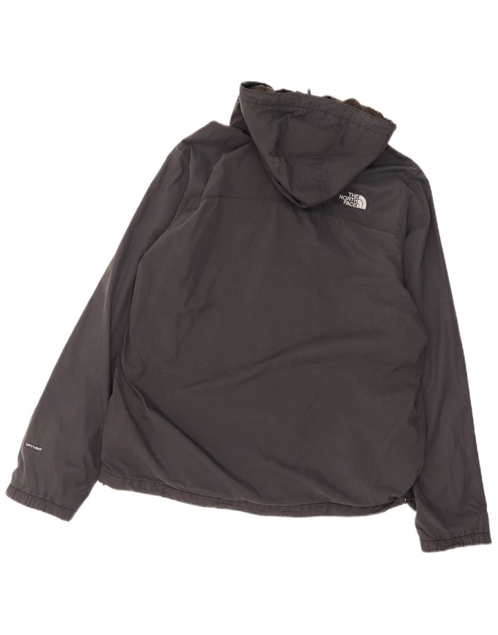 The North Face Herren-Regenjacke mit Kapuze, UK 40, großes schwarzes Nylon