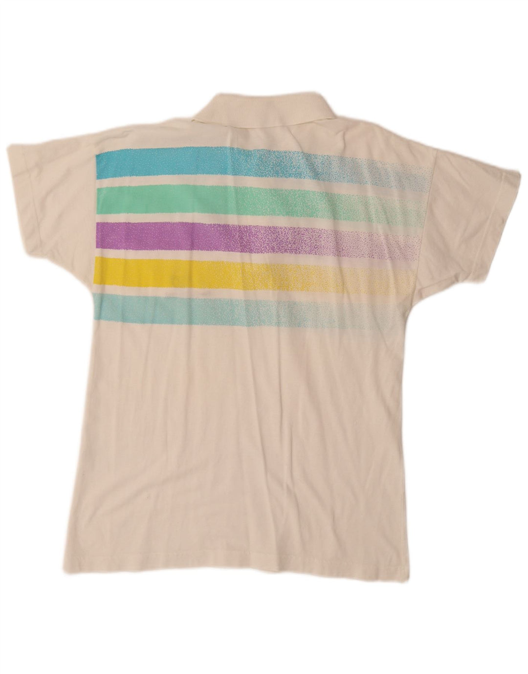 SERGIO TACCHINI Herren-Poloshirt, klein, weiß gestreift, Baumwolle