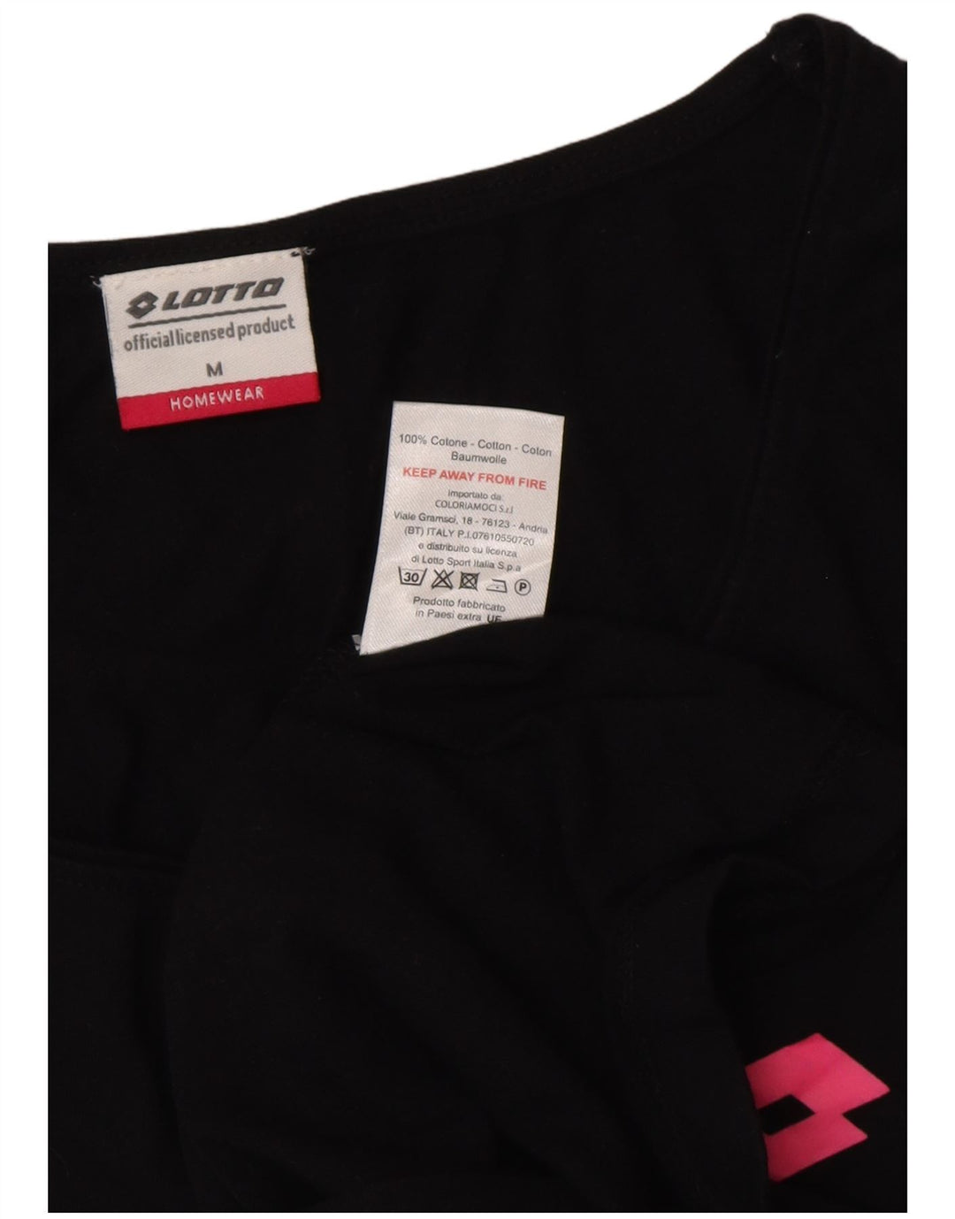 LOTTO Damen-Trägershirt UK 14 Mittelschwarze Baumwolle