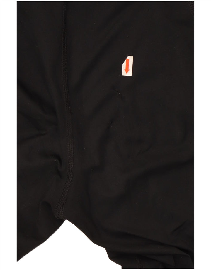 Nike Damen Dri Fit Graphic Leggings UK 16 Large Schwarz