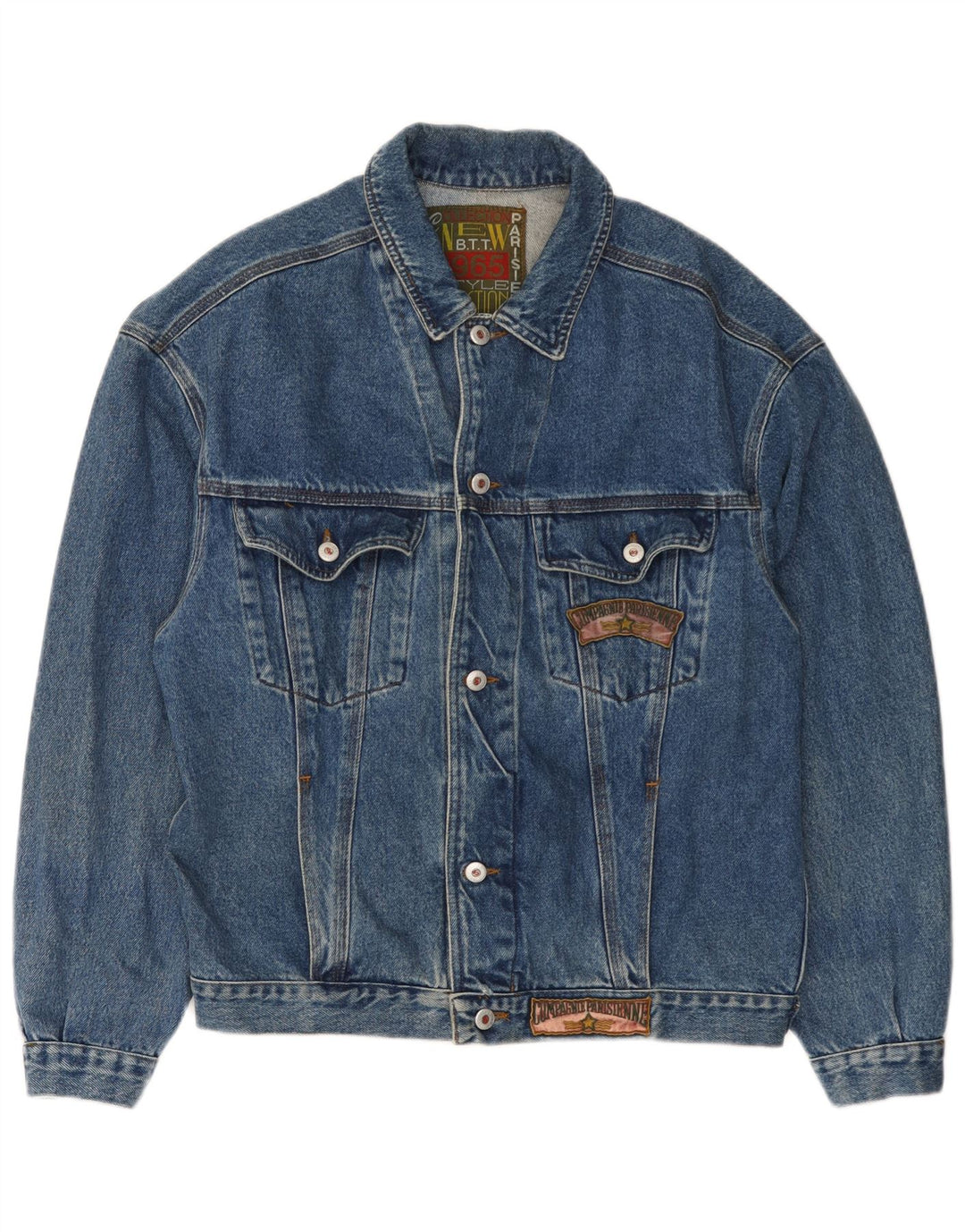 Compagnie Herren Jeansjacke UK 40 Large Blau