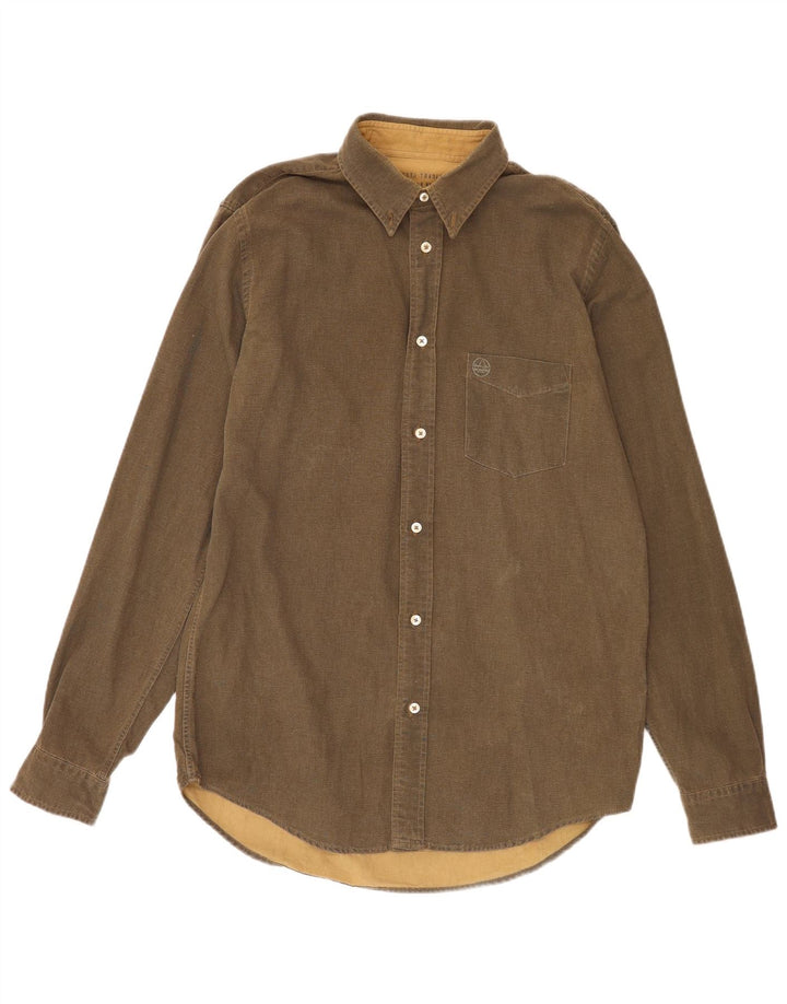 Murphy & Nye Herrenhemd, groß, Khaki, Baumwolle