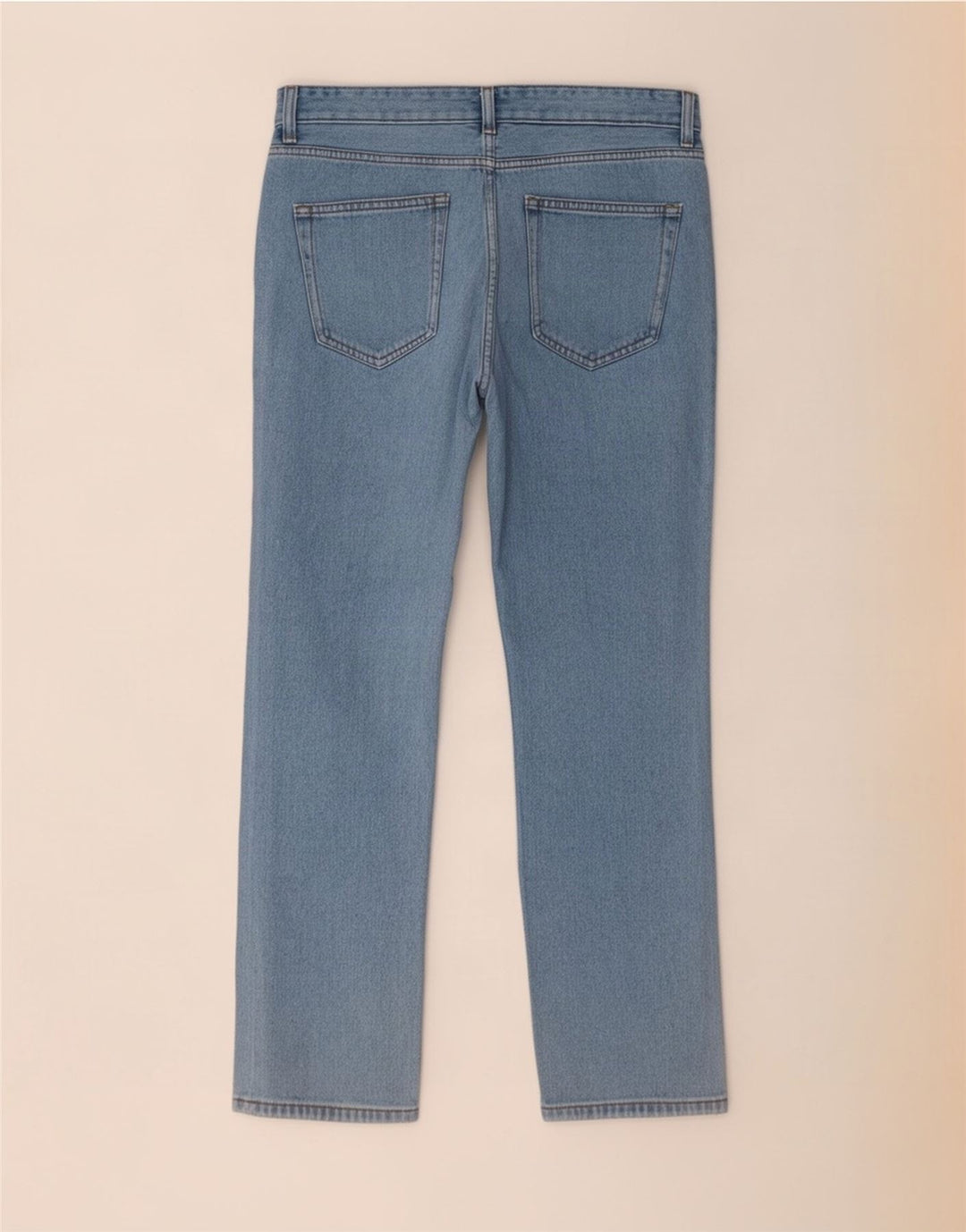 Marks & Spencer Herren Straight Jeans W34 L29 Blaue Baumwolle