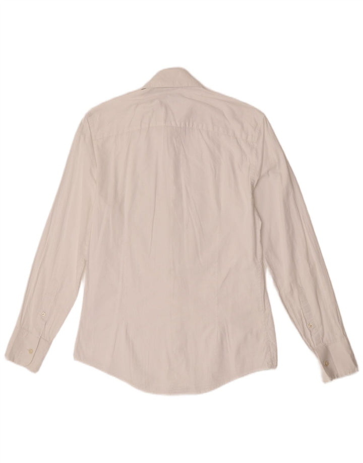 Zara Herren Slim Fit Hemd Small Weiß