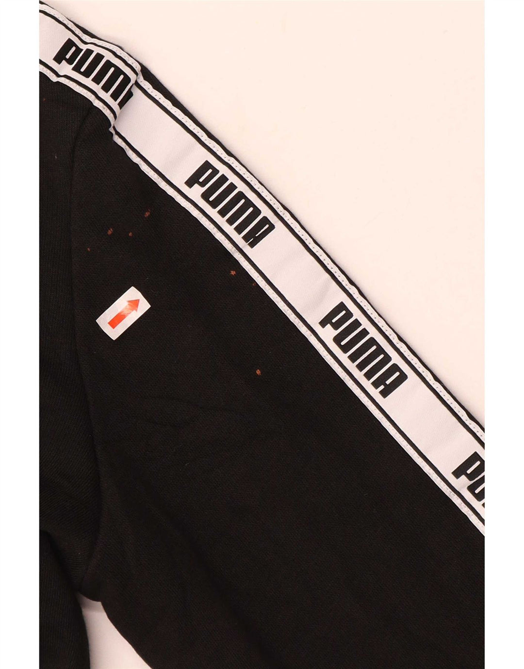 Puma Damen Grafik-Hoodie-Pullover, groß, Schwarz, Farbblock