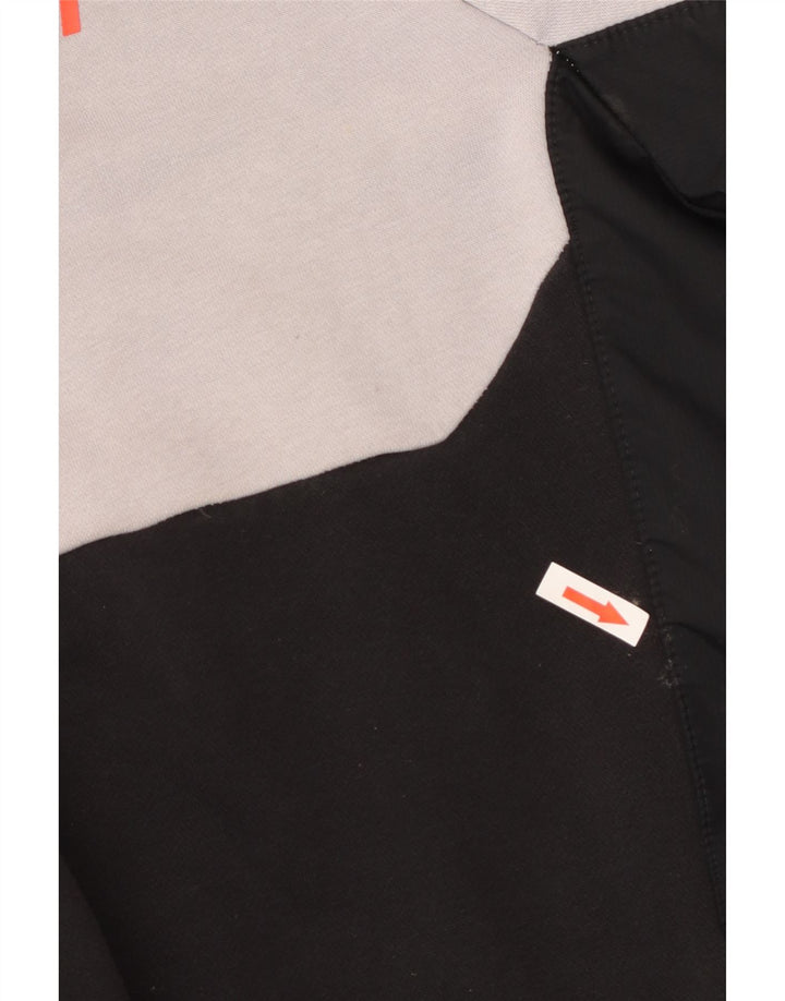 NIKE Herren Sweatshirt Pullover XL Grau Colourblock Baumwolle