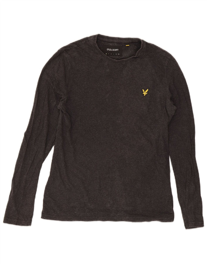 Lyle & Scott Herren Top Langarm XS Grau Baumwolle