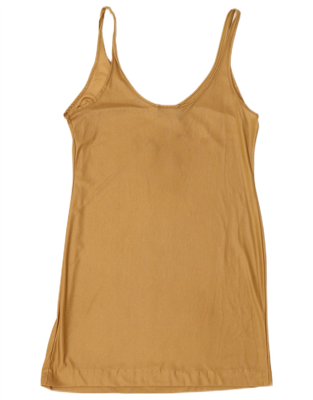 Les Copains Damen Blue Eagle Slip Dress UK 12 Medium Gold