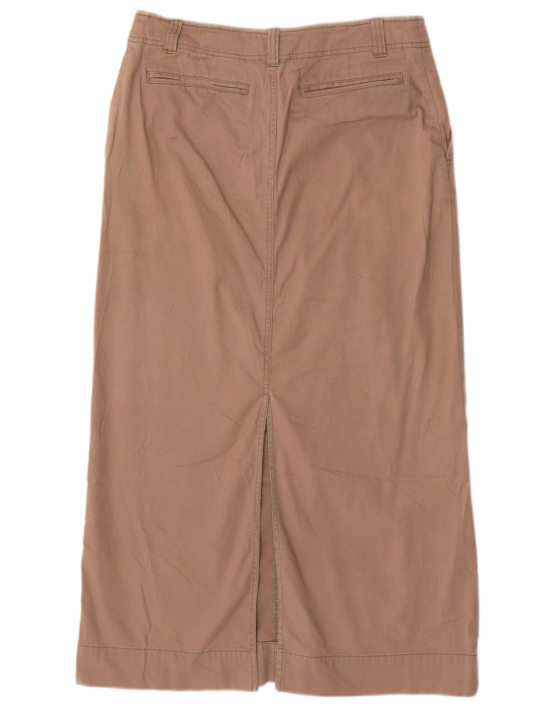 EDDIE BAUER Gerader Damenrock US 8 Medium W30 Graue Baumwolle