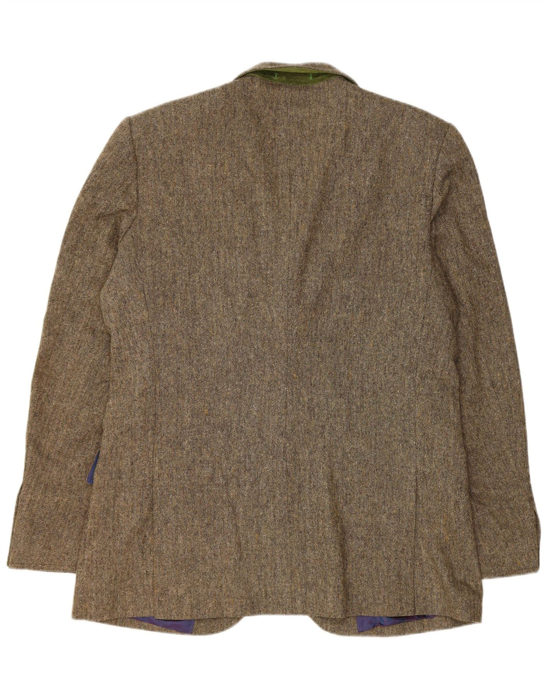 Ted Baker Herren-Blazer mit 2 Knöpfen, Größe 5, XL, braunes Polyester