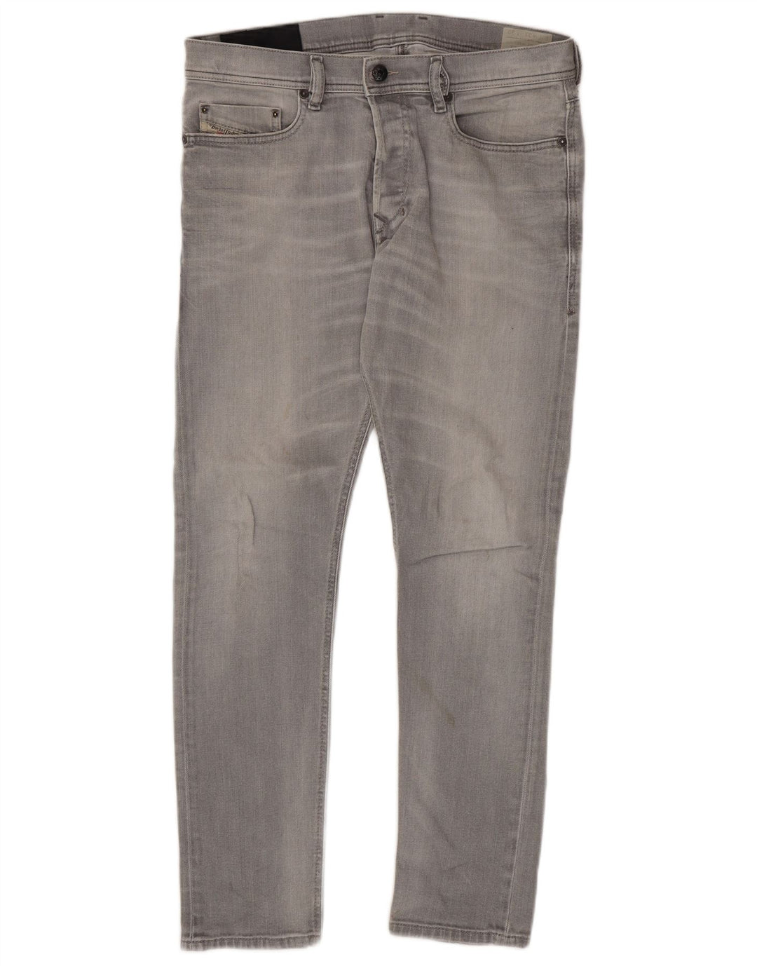 Diesel Herren Slim Jeans W31 L30 Graue Baumwolle