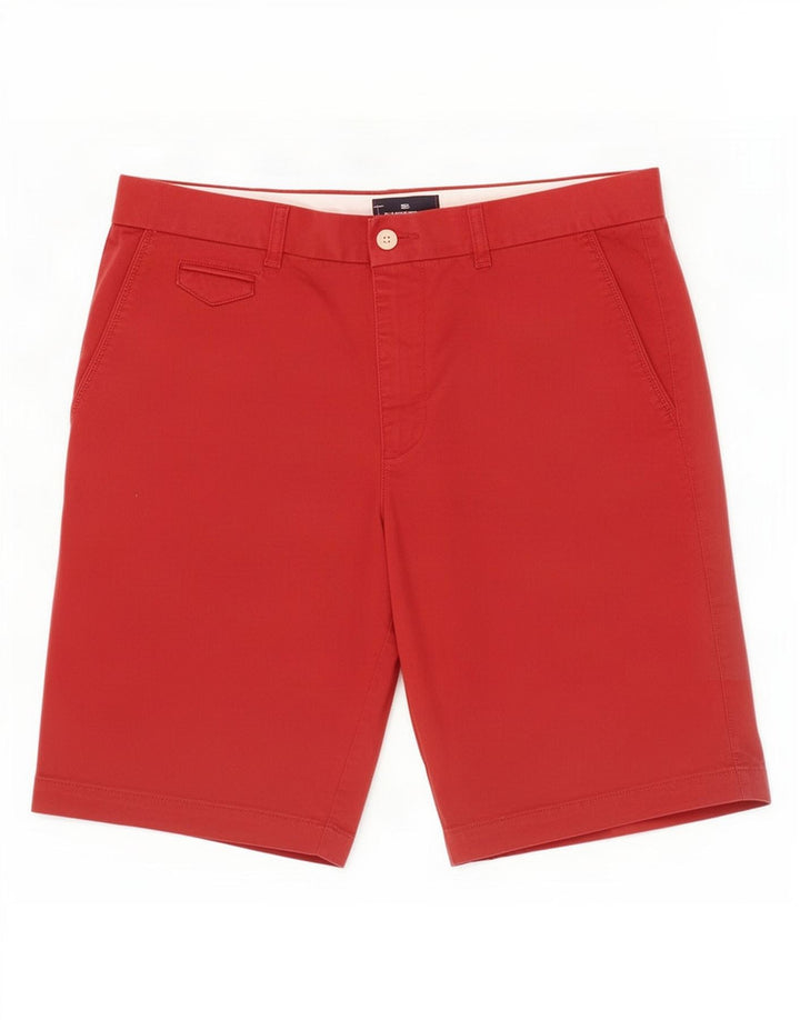 Blue Harbor Herren-Chinoshorts, Größe L, W34, rote Baumwolle