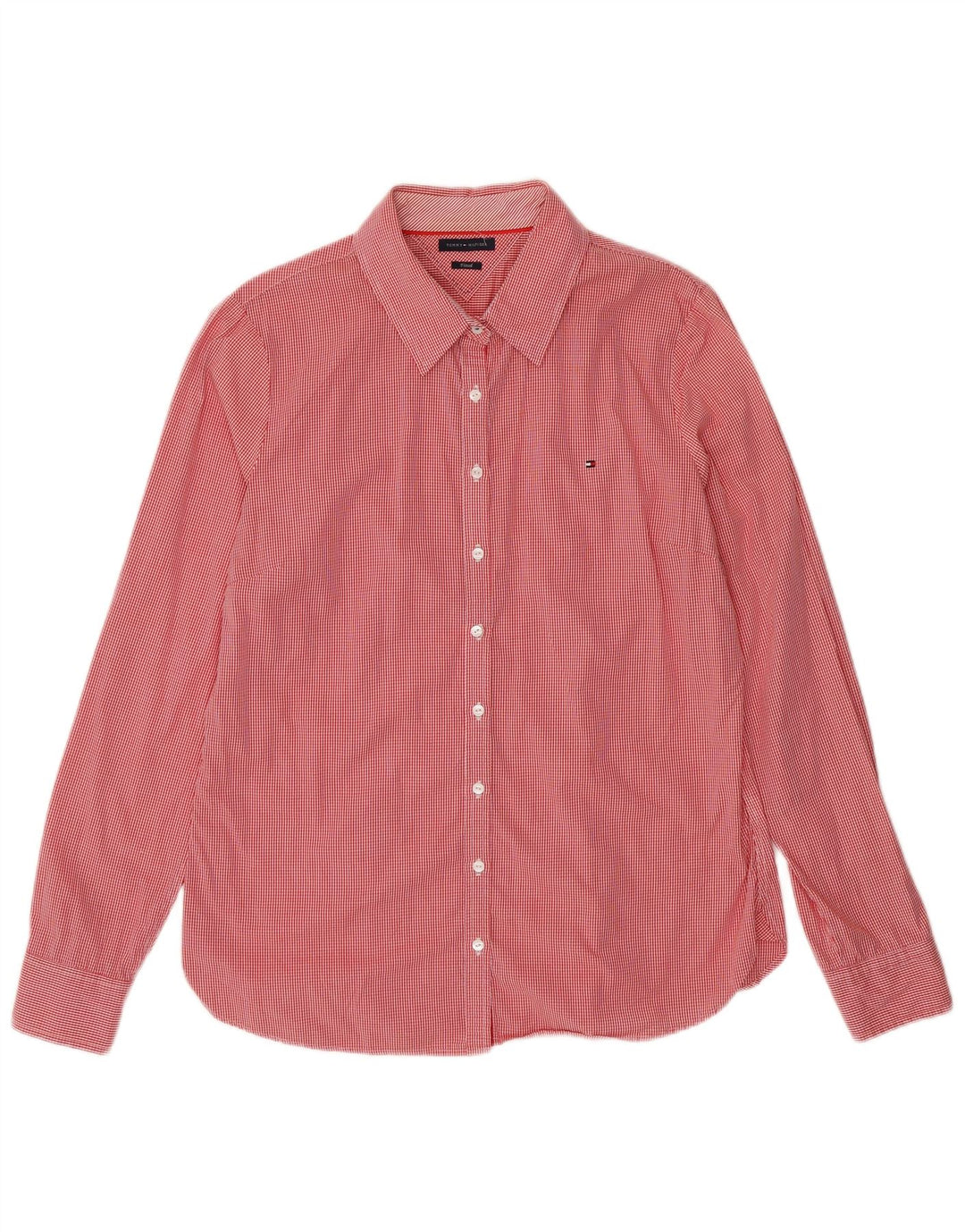 Tommy Hilfiger Damenhemd UK 16, großes rotes Gingham