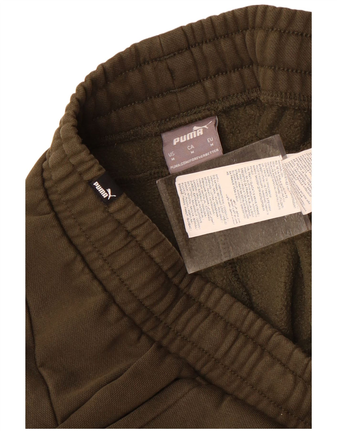 Puma Herren-Trainingshose, Jogginghose, mittlere Khaki-Baumwolle