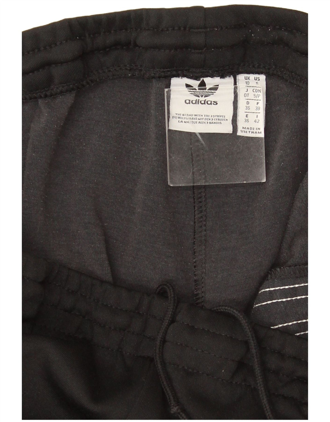 Adidas Damen Trainingshose UK 10 Small Schwarz