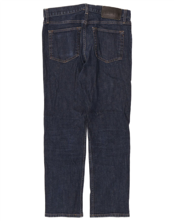 EDDIE BAUER Herren Straight Jeans W30 L27 Marineblau Baumwolle