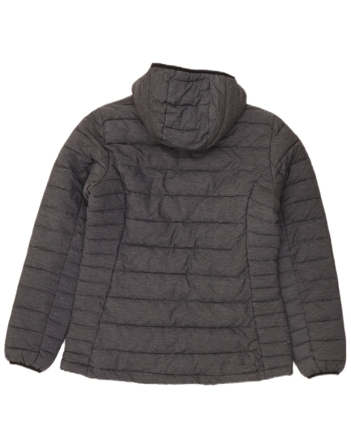 MC Kinley Wattierte Damenjacke mit Kapuze, UK 14, Mittelgrau, Polyamid