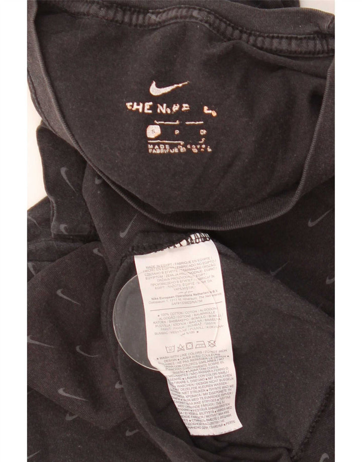 Nike Herren-T-Shirt mit Grafik, Größe S, schwarze Baumwolle