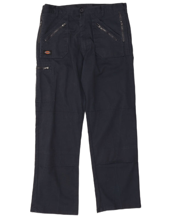 Dickies Gerade Herren-Cargohose W34 L31 Marineblaues Polyester
