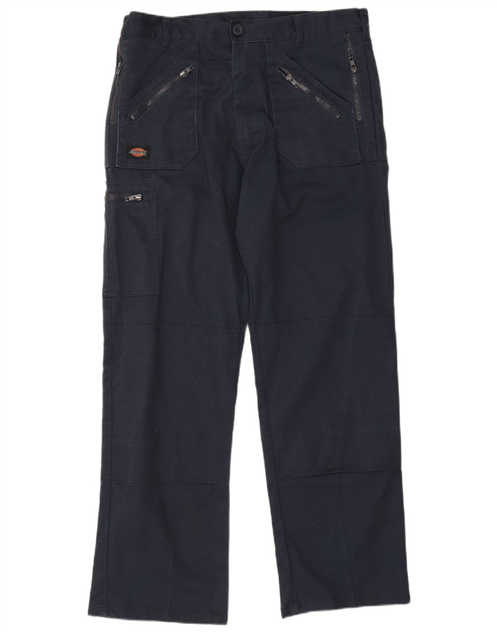 Dickies Gerade Herren-Cargohose W34 L31 Marineblaues Polyester