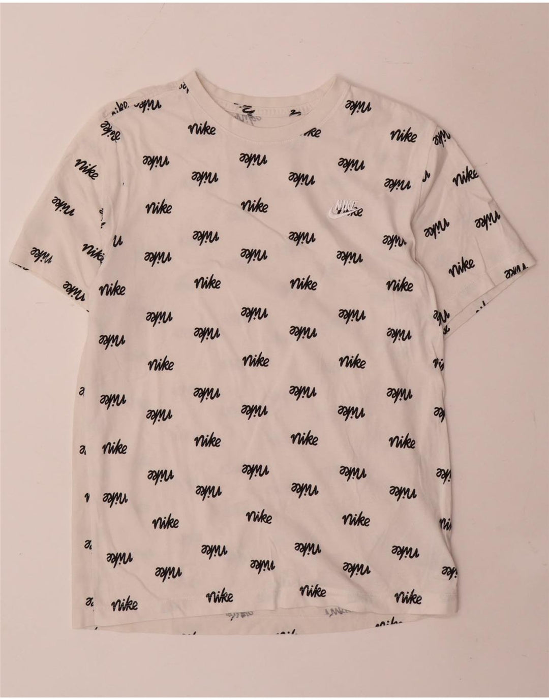 Nike Herren-T-Shirt mit Grafik, mittelweiße Baumwolle