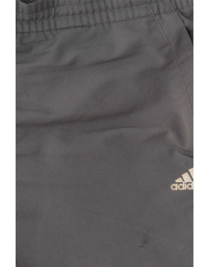 Adidas Herren Sport Shorts XL Grau Colourblock Polyester