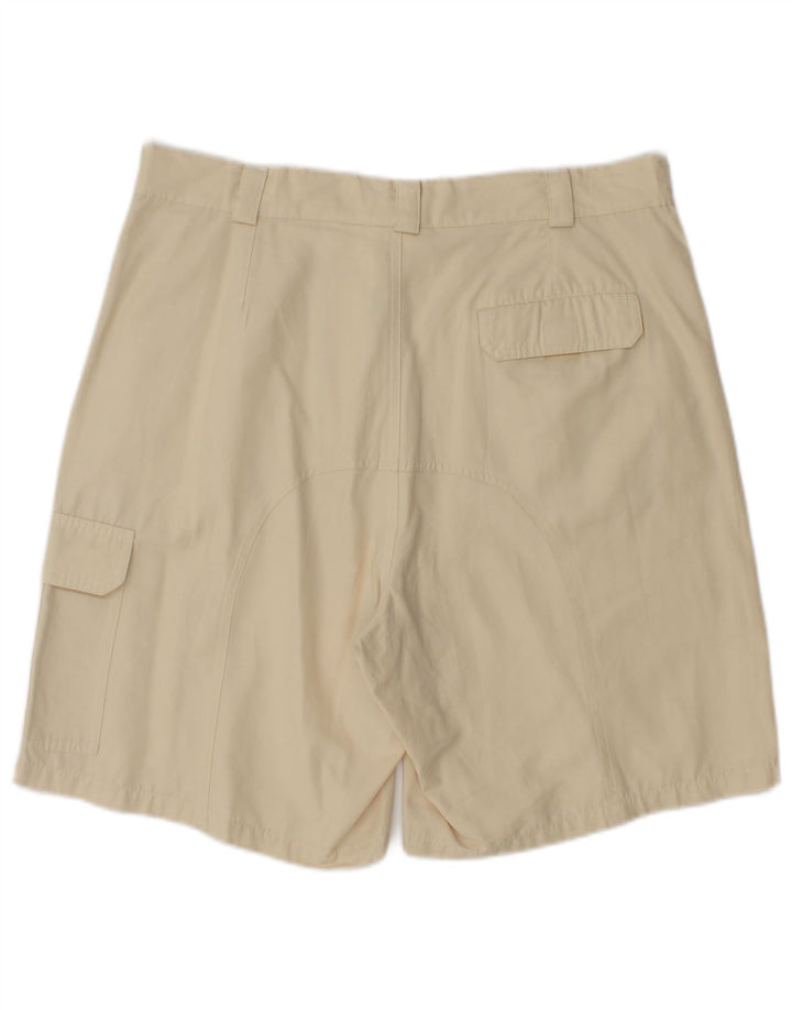 Adidas Herren Cargo Shorts Medium W32 Beige Baumwolle