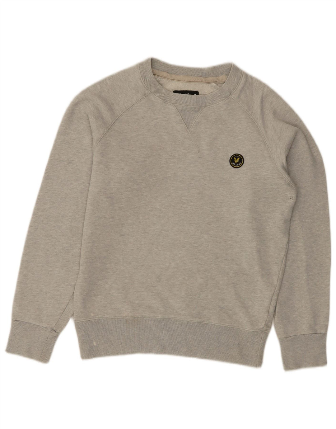 LYLE & SCOTT Herren Sweatshirt Pullover Small Grau Baumwolle
