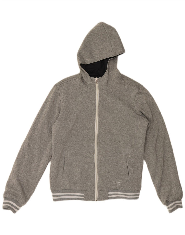 Champion Herren-Kapuzenpullover mit Reißverschluss, XL, Grau