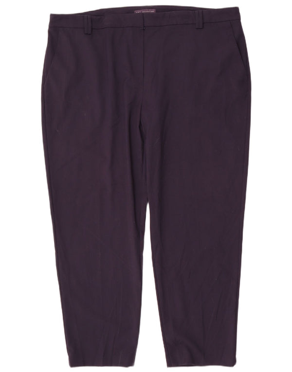 Marks & Spencer Damen Slim Chinohose UK 22 3XL W44 L29 Marineblau