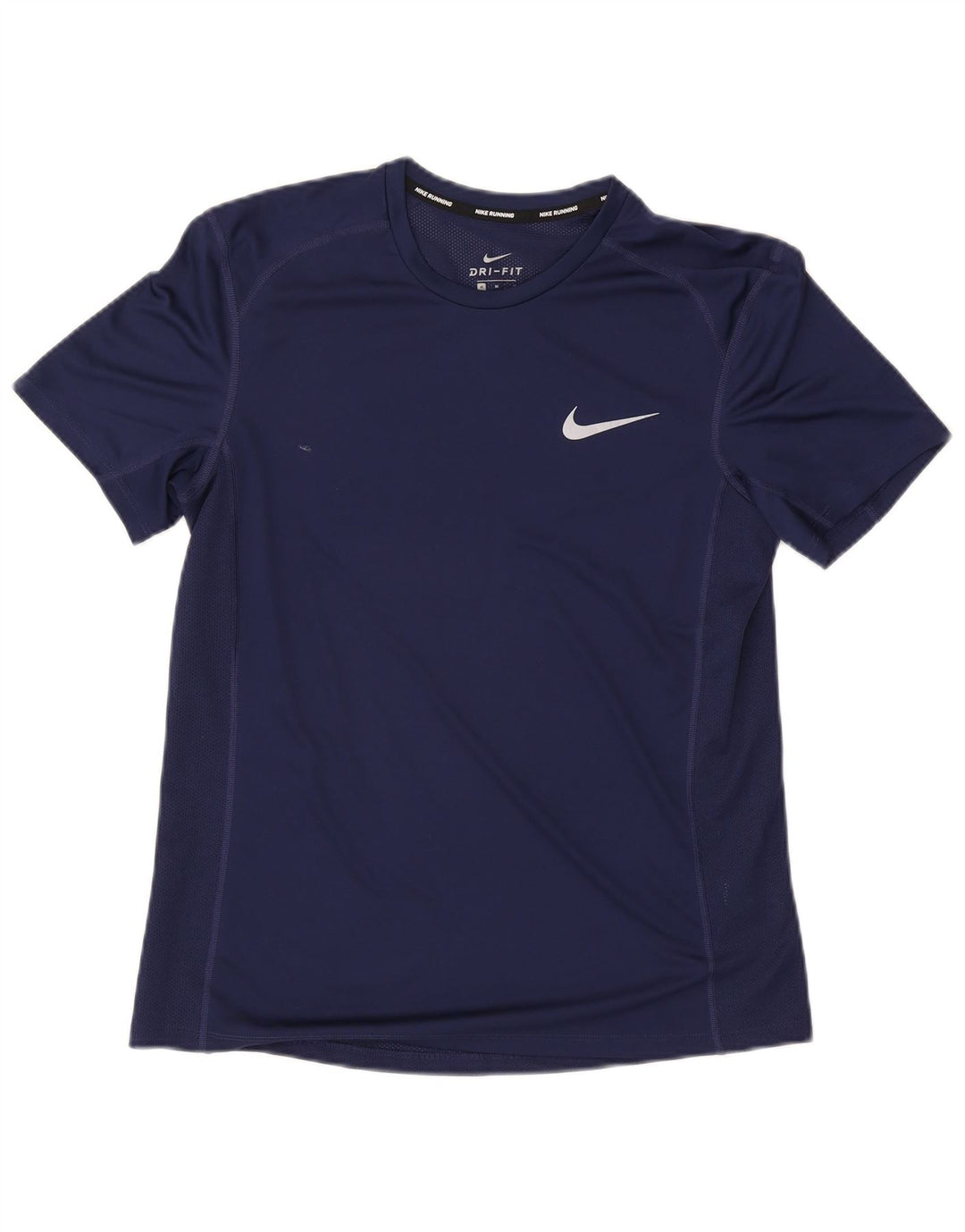 Nike Herren Dri Fit T-Shirt Top Mittel Marineblau