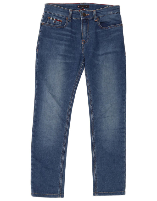 Tommy Hilfiger Slim-Jeans für Jungen, 11–12 Jahre, W28, L25, blaue Baumwolle