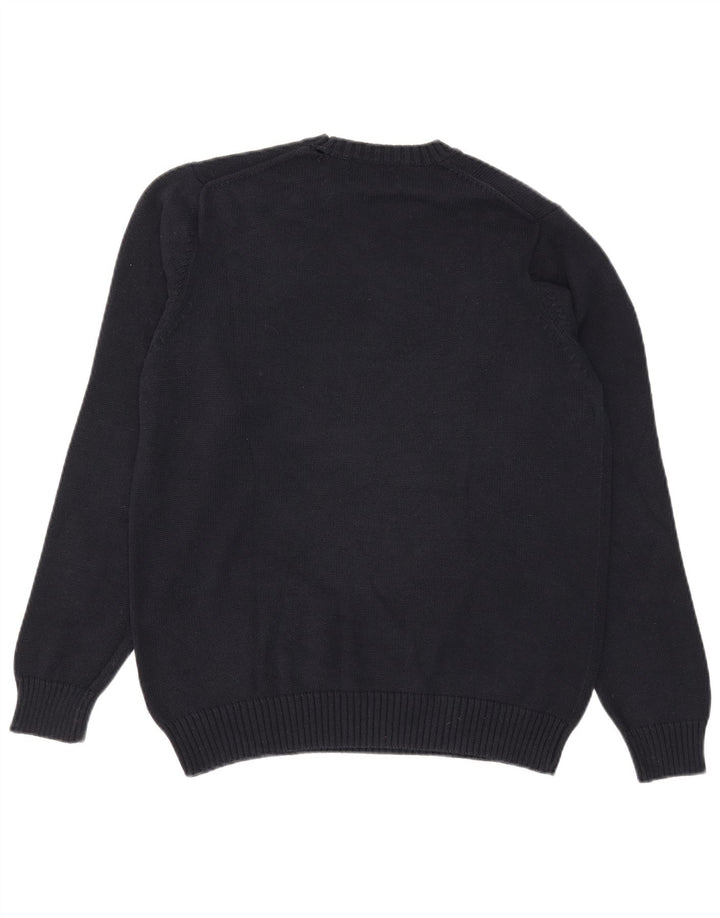 Marks & Spencer Herren Blue Harbour Pullover mit Rundhalsausschnitt, Größe S, Marineblau