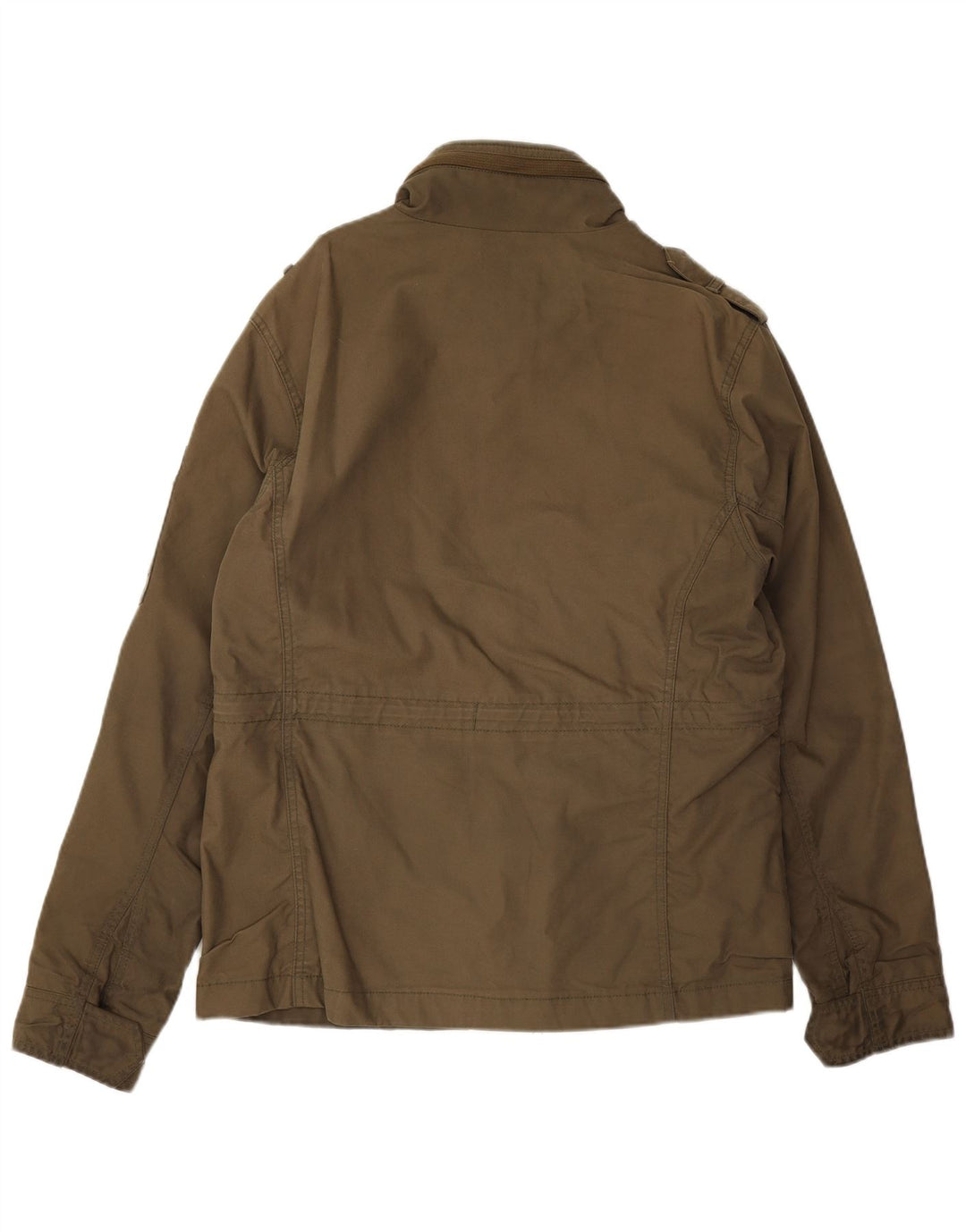 Superdry Herren Militärjacke UK 40 Large Khaki Baumwolle