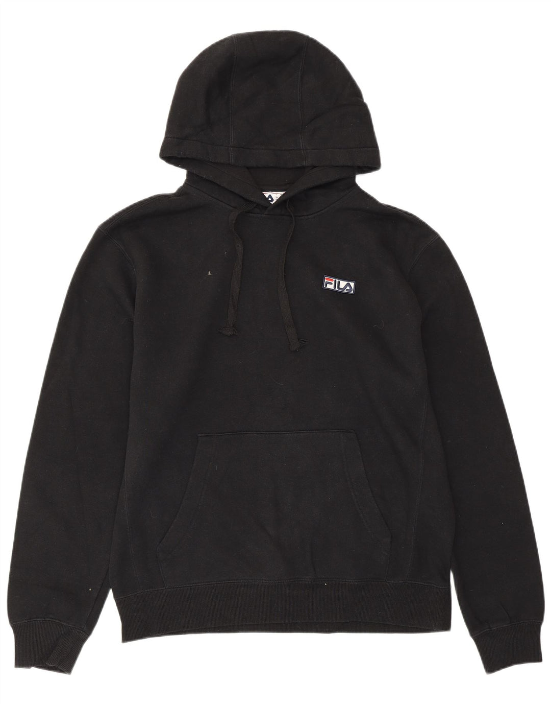 FILA Herren Kapuzenpullover aus mittelschwarzer Baumwolle