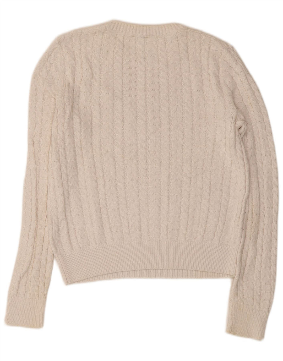 Sun68 Damen-Pullover mit U-Boot-Ausschnitt, UK 12, mittelweiße Baumwolle